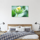 オオハンゴンソウの花が開く キャンバスプリント (インサイチュ (寝室))