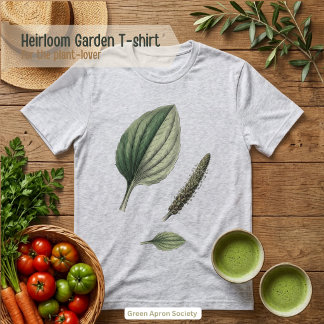 オオバコの植物標本 トライブレンドＴシャツ