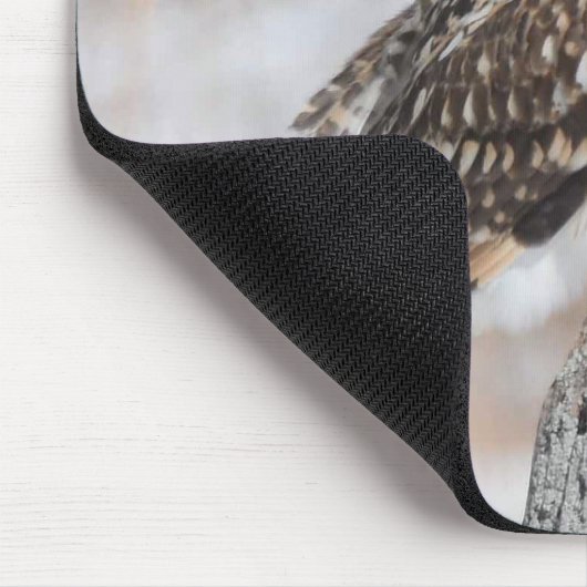 オオフクロウ マウスパッド (コーナー)