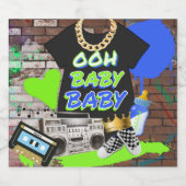オオベビーベビー |ヒップホップのベビーシャワー ビールラベル (シングルラベル)