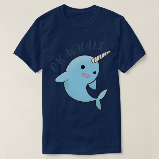 オオホエールナールクジラ Tシャツ (デザイン正面)