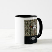 オオホシハジロアヒルの狩りの名前はアウトドアの迷彩柄を遊ばします マグカップ (正面右)