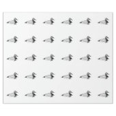 オオホシハジロアヒル ラッピングペーパー (フラット)