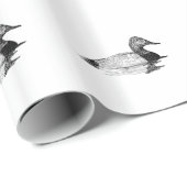 オオホシハジロアヒル ラッピングペーパー (ロールコーナー)