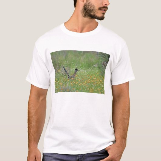 オオミチバシリ (Geococcyx) Tシャツ (正面)