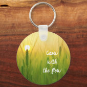 オオムギ畑の小麦キーチェーン キーホルダー (正面)