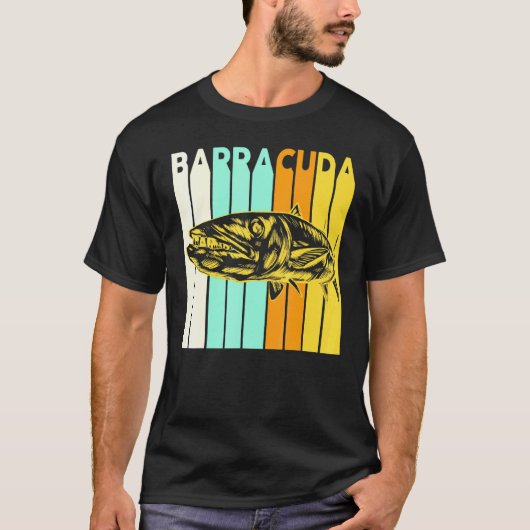 オオメバルクーダ釣り野生生物塩水フィ Tシャツ (正面)