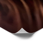 オオヤギクールを持つ動物形態学的な若婦人 | AI Art ポスター (角)