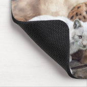 オオヤマネコの月の芸術のマウスパッド マウスパッド (コーナー)