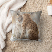 オオヤマネコ愛 クッション (ブランケット)