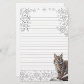 オオヤマネコ文房具 便箋 (正面/裏面)