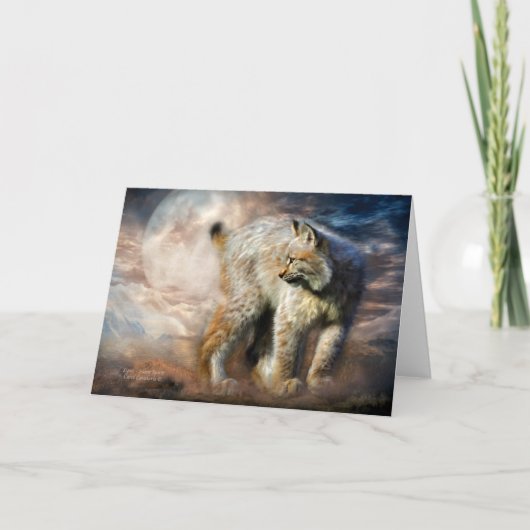 オオヤマネコ静かな精神ArtCard カード (正面)