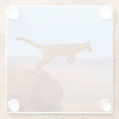 オオヤマネコ ガラスコースター (裏面)