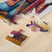 オオヤマネコ ジグソーパズル (側面)