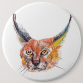 オオヤマネコ 缶バッジ (正面)