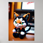 オオヤマネコ | AI Art ポスター (正面)