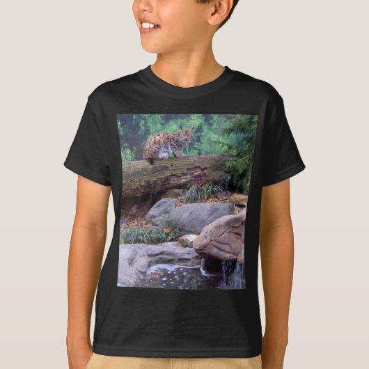 オオヤマネコ Tシャツ (正面)