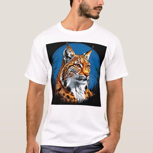 オオヤマネコ Tシャツ (正面)
