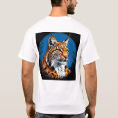 オオヤマネコ Tシャツ (裏面)
