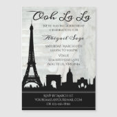 オオララパリスカイラインフォトバースデーパーティー マグネット招待状 (正面)