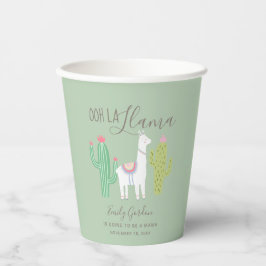 オオララマ ベイビーシャワー かわいい男の子 ティール ブラウン 紙コップ