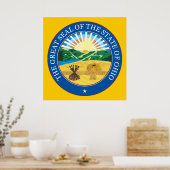 オオ素晴らしハイオ州の封印 ポスター (キッチン)