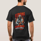 📌 オカシイTシャツデザイン|FEARLESSコレクション Tシャツ (裏面)