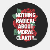 オカシオコルテズ引用文ことわざスローガンアオギフト自由主義の ラウンドシール (正面)