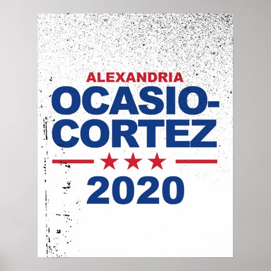 オカシオ・コルテス 2020 ポスター (正面)