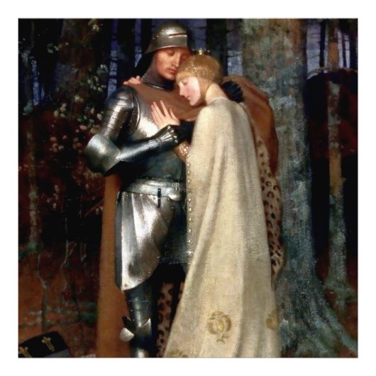 オカシンとニコレット中世絵を描のマリアン フォトプリント            (正面)