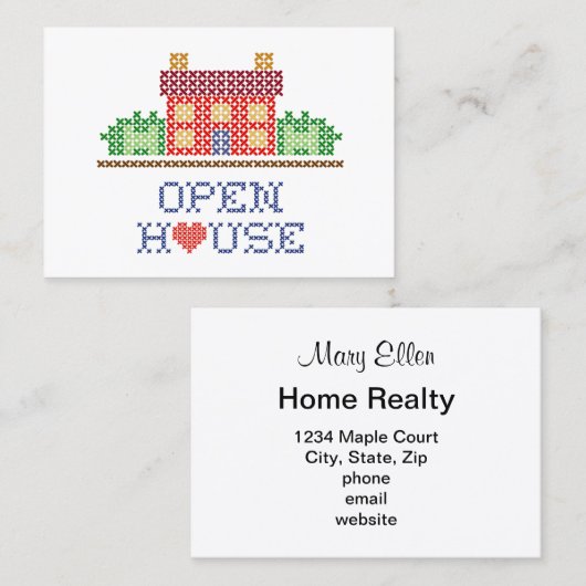 オカスタマイズンプハウス名刺 名刺 (正面/裏面)