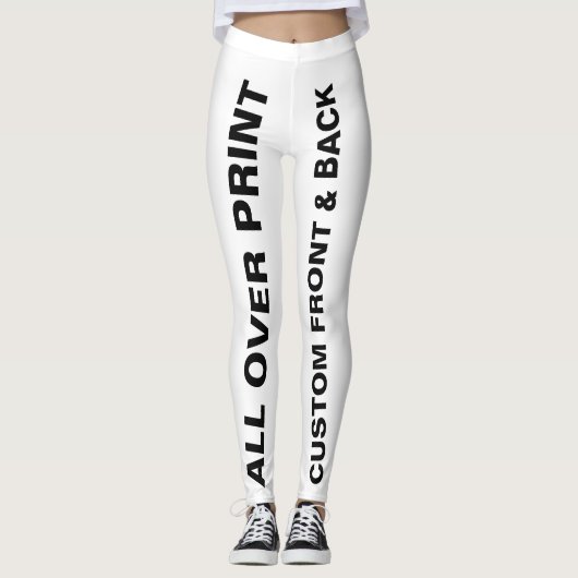 オカスタムーバープリント女子レギンス レギンス (正面)