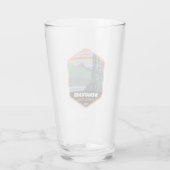 オカノガンWenatchee国立森林ワシントン タンブラーグラス (裏面)