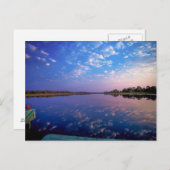 オカバンゴデルタリバービューボツワナアフリカ ポストカード (正面/裏面)