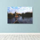 オカバンゴデルタ キャンバスプリント (インサイチュ (ウッドフロア))