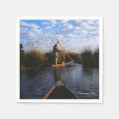 オカバンゴデルタ スタンダードカクテルナプキン (正面)