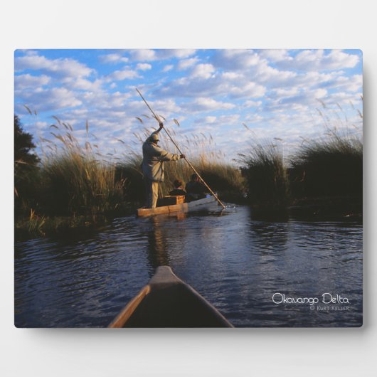 オカバンゴデルタ フォトプラーク (正面)