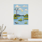 オカバンゴデルタ ポスター (キッチン)