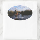 オカバンゴデルタ 楕円形シール (バッグ)