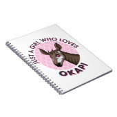 オカピが大好きな少女、オカピ愛が止まらない ノートブック (右側)