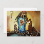 オカピと踊り ポストカード (正面/裏面)