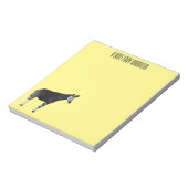 オカピの漫画イラスト ノートパッド (回転)