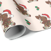オカピクリスマスウィンターアニマルズホリデーオカピス ラッピングペーパー (ロールコーナー)