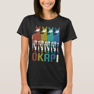 オカピチカラフルーム·ファミリー·チーム·フォレスト·キリン Tシャツ