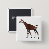 オカピボタン 缶バッジ (正面&裏面)