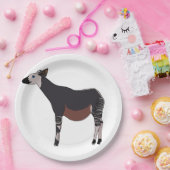 オカピ動物 ペーパープレート (パーティー)