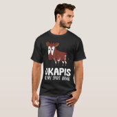 オカピ好きのための面白いオカピは私の精神です Tシャツ (正面フル)