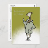 オカピ氏(カスタマイズ可能な文字) ポストカード (正面/裏面)