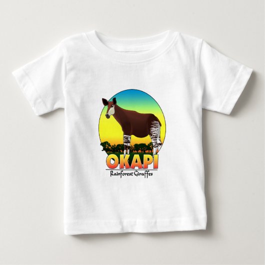 オカピ ベビーTシャツ (正面)