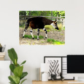 オカピ ポスター (ホームオフィス)